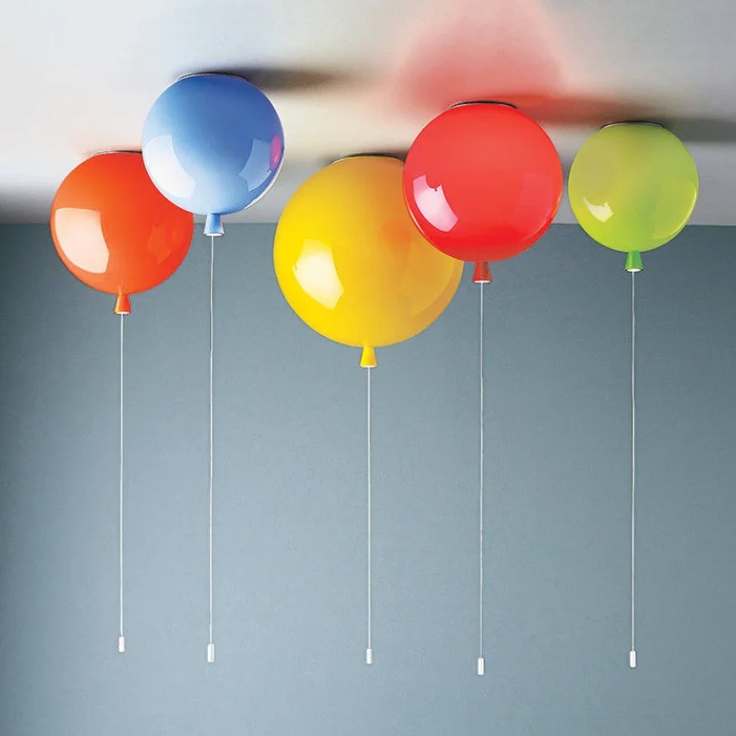 Led Balloon Light - Creative Balloon Ceiling Lamp Children's Room