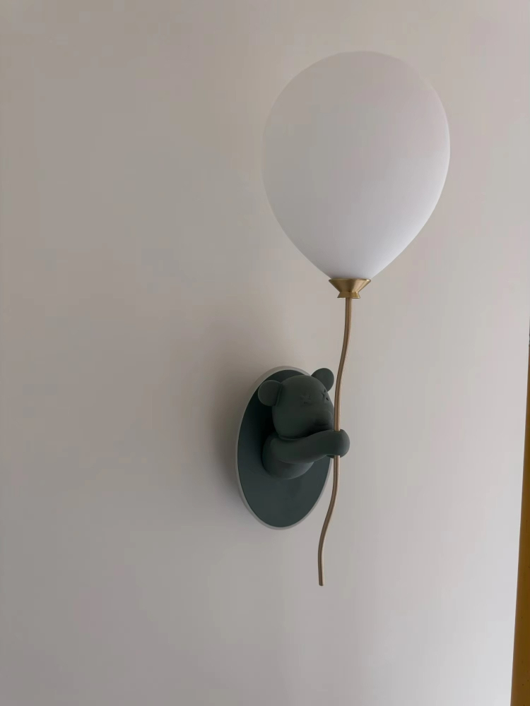 Led Balloon Light - Creative Bear Wall Light Cartoon Balloon