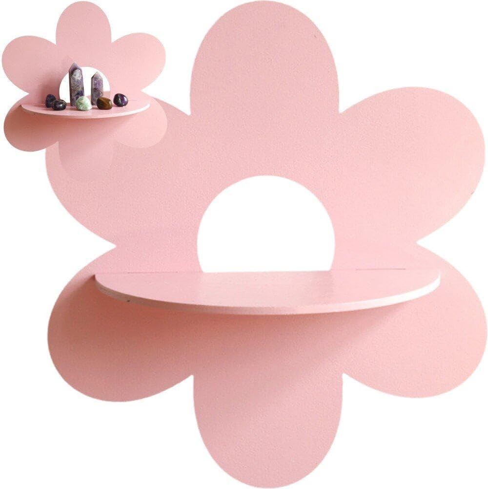Flower Wall Panel - Flower Shape Wall Storage Holder Wooden