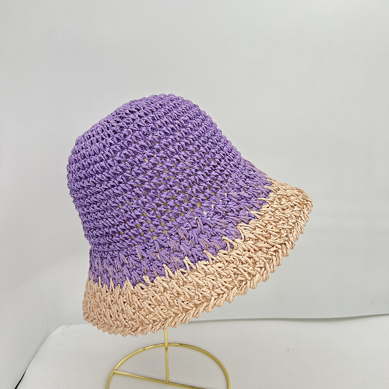 Women's Foldable Summer Straw  - đánh giá và giá Paper Straw Color