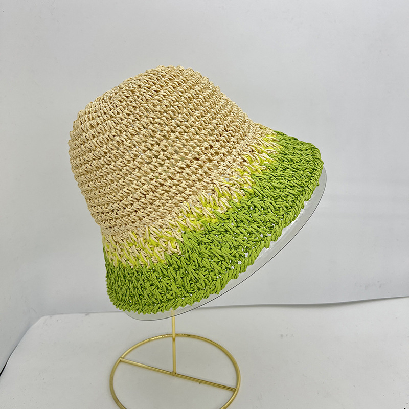 Women's Foldable Summer Straw  - đánh giá và giá Paper Straw Color