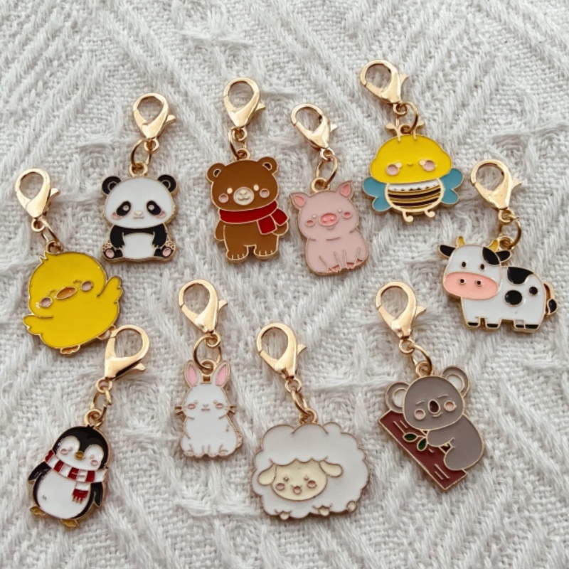 10pcs alloy drip oil cartoon a - đánh giá và giá Party Favor Bag