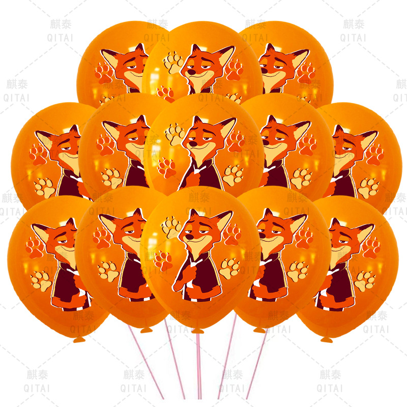New Zootopia Balloons Wild Ani - đánh giá và giá Event Supplies