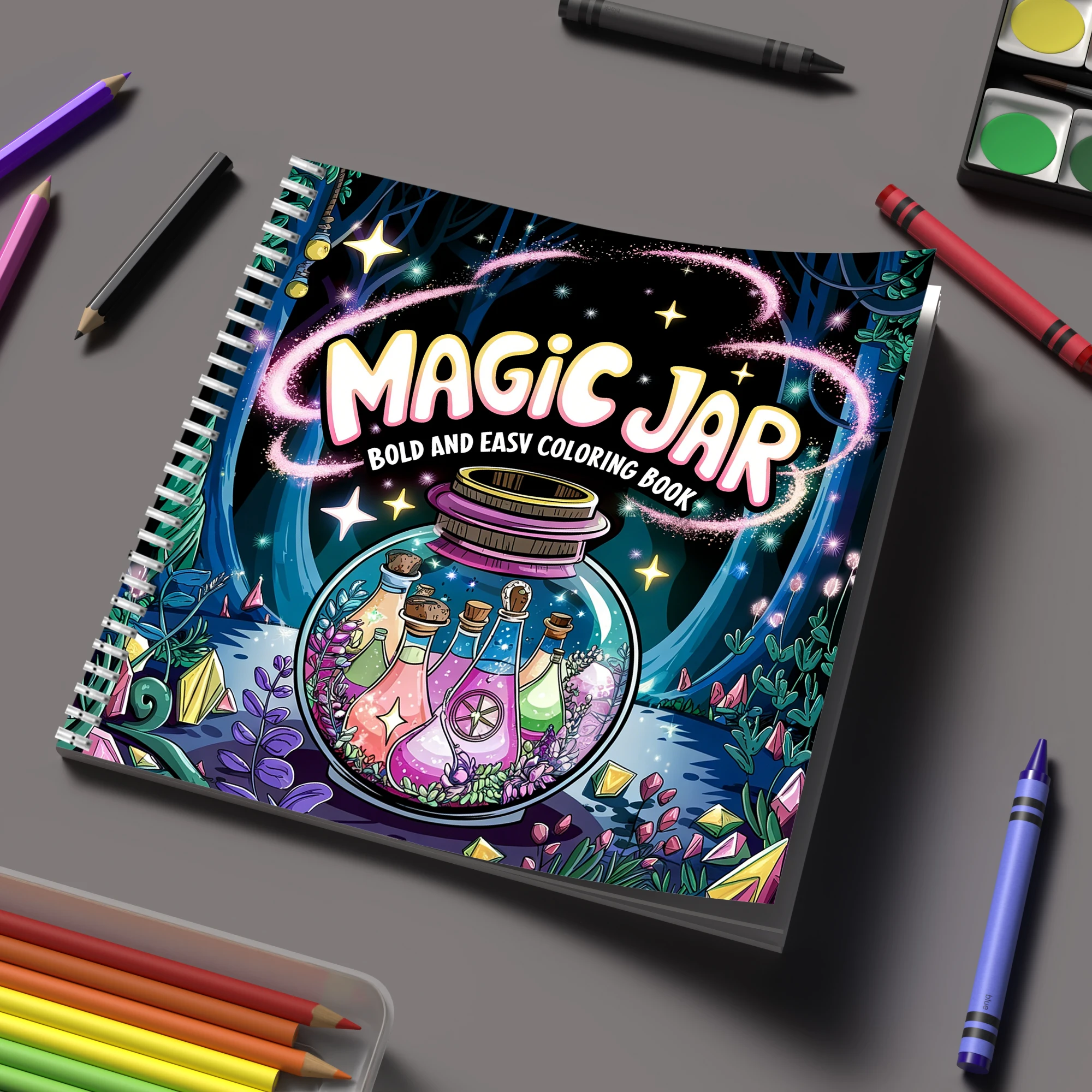Coloring Book Magic Jar for Ad - đánh giá và giá Event Supplies