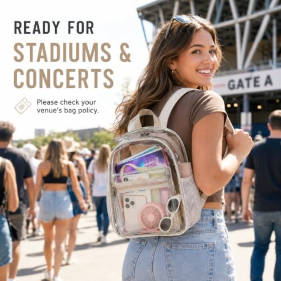 Mini Clear Backpack for Stadiu - đánh giá và giá Event & Party Supply Photos