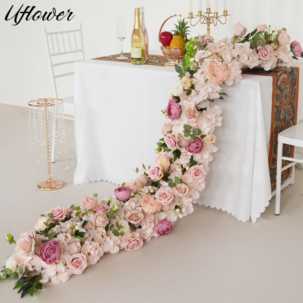Uflower 200cm Pink Rose Hydran - đánh giá và giá Flower Wall Panel