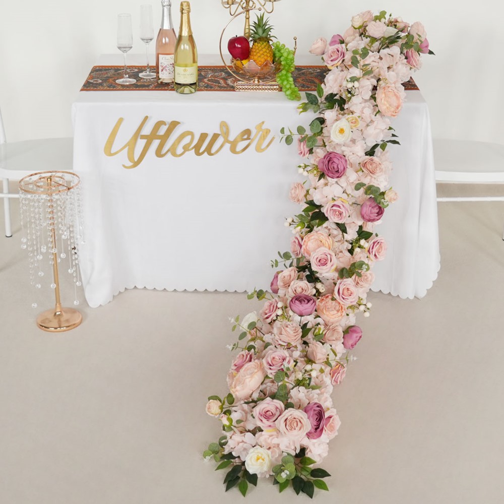 Uflower 200cm Pink Rose Hydran - đánh giá và giá Flower Wall Panel