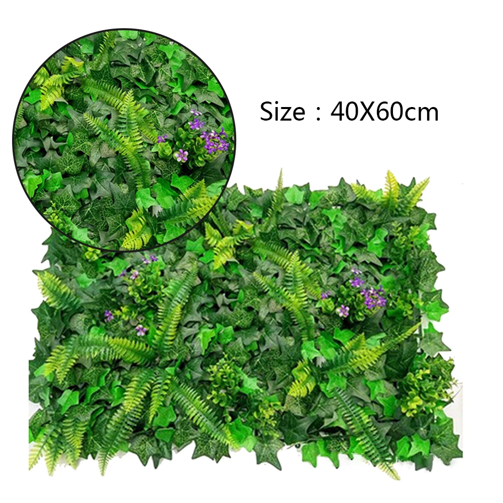 40*60cm Artificial Lawn Plant  - đánh giá và giá Flower Wall Panel