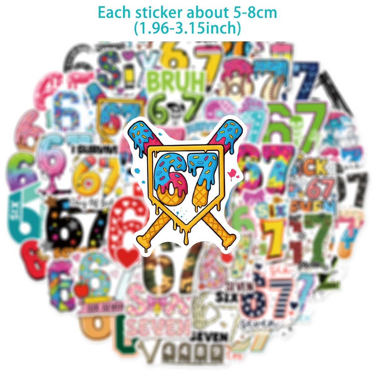 50pcs Number 67 Digital Graffi - đánh giá và giá Plastic Cup 50Pcs