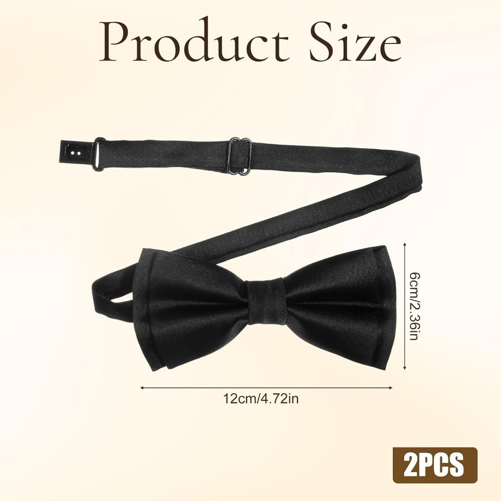 Men's Bow Ties, 2-Pack Solid C - đánh giá và giá Event & Party Supply Photos