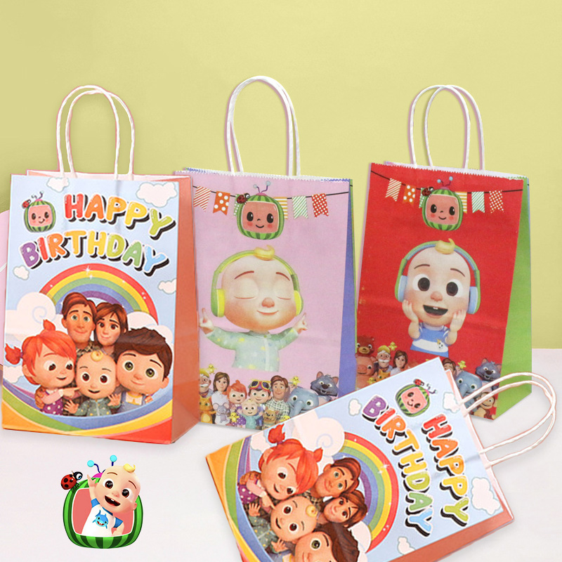 Cocomelons Party Gift Bag Set  - đánh giá và giá Party Favor Bag
