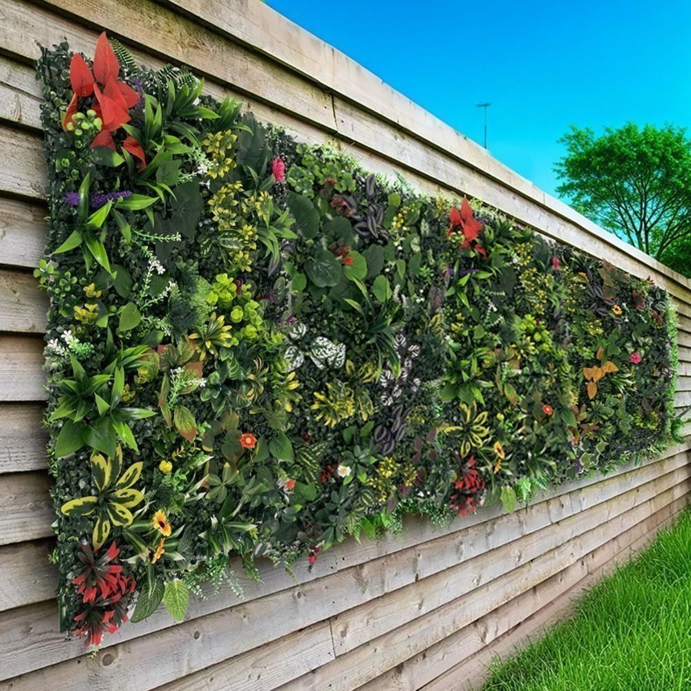 DIY Artificial Plant Wall Pane - đánh giá và giá Flower Wall Panel
