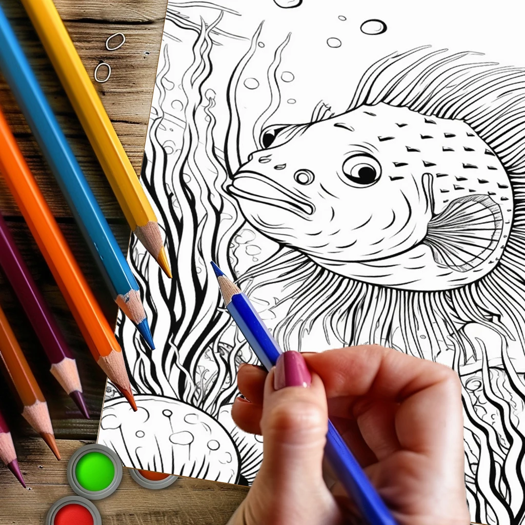 Summer Underwater Coloring Boo - đánh giá và giá Event Supplies