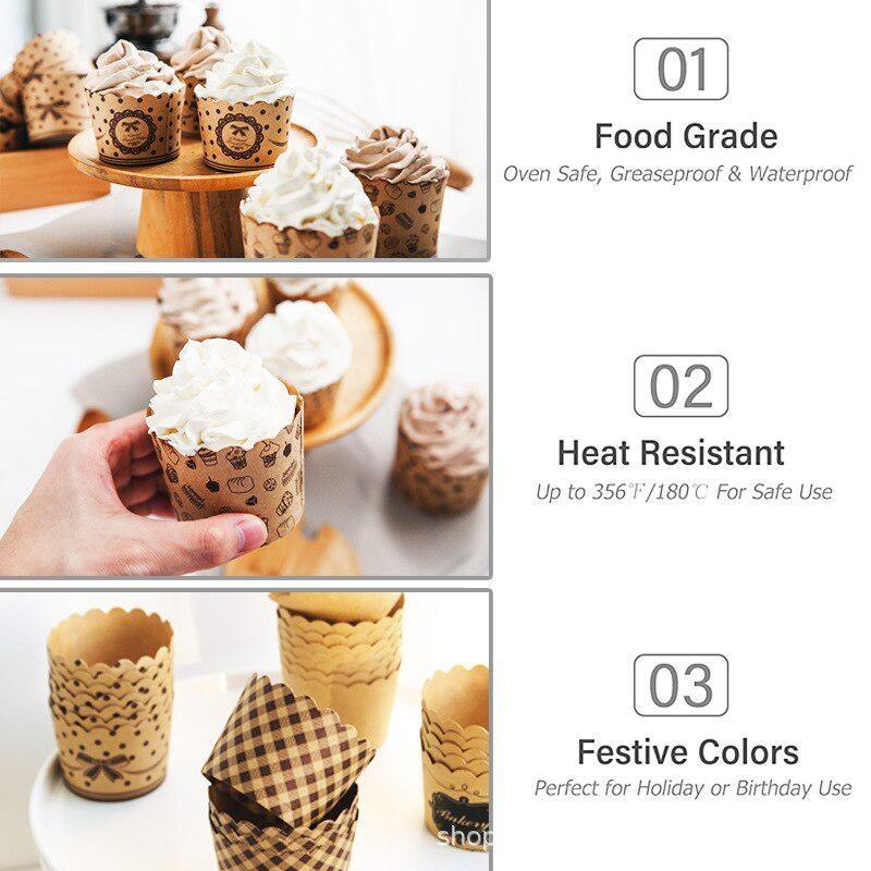 50Pcs/Pack Cupcake Paper Cups  - đánh giá và giá Plastic Cup 50Pcs