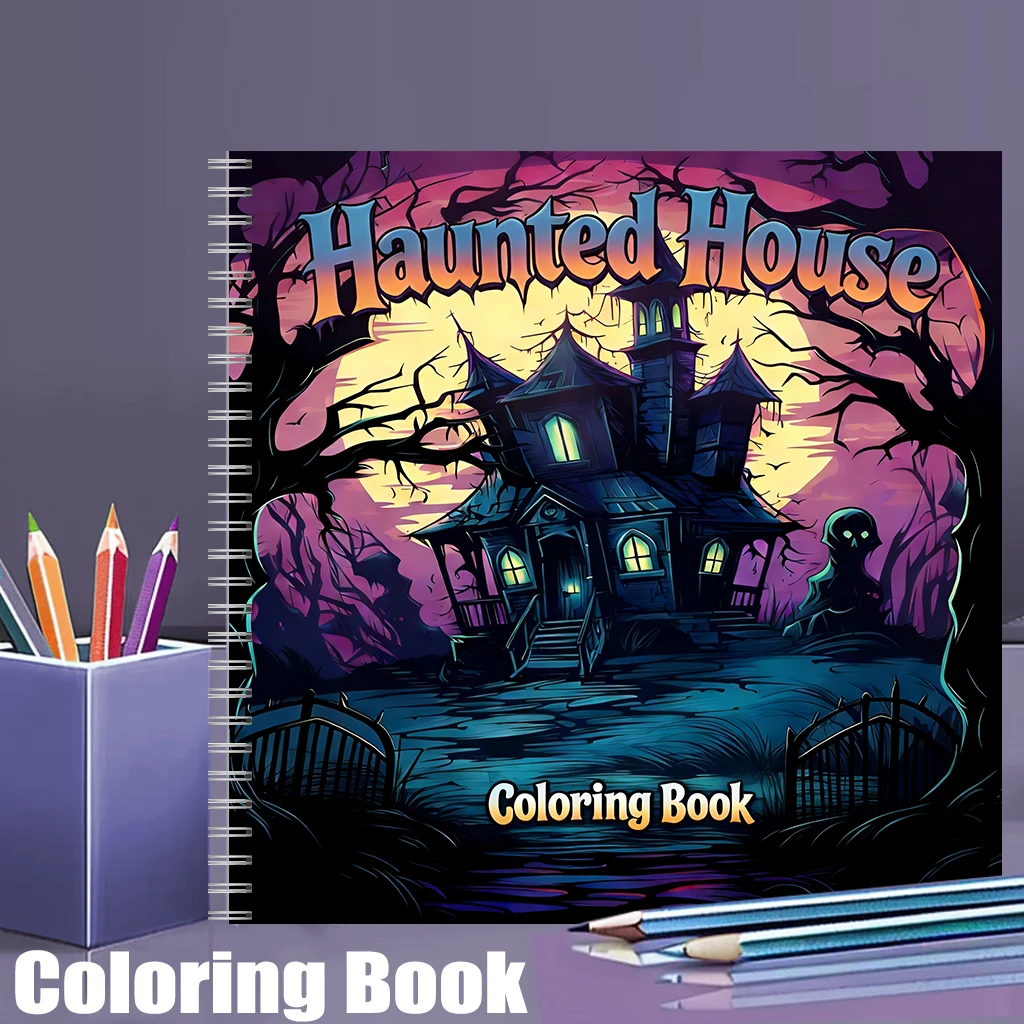 Haunted House Coloring Book fo - đánh giá và giá Event Supplies