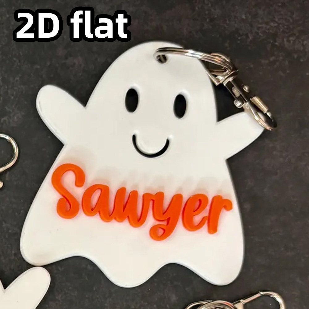 Personalized Ghost Keychain, G - đánh giá và giá Party Favor Bag