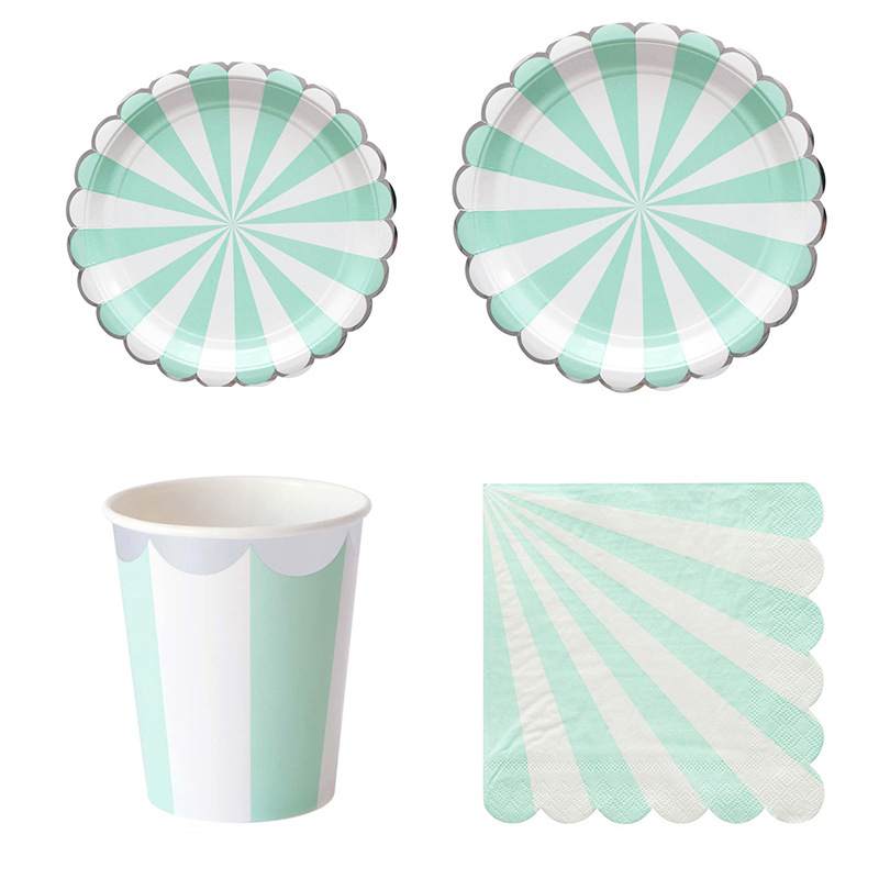 Sọc Dùng Một Lần Bộ Đồ Ăn Màu  - đánh giá và giá Paper Straw Color