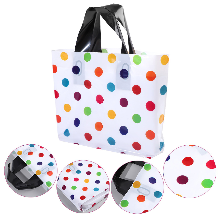 18Pcs Polka Dot Tote Bag Thick - đánh giá và giá Party Event Supply Store